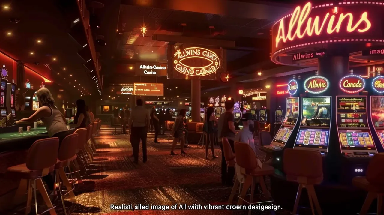 Atmosfera di gioco in un casino moderno con slot machines